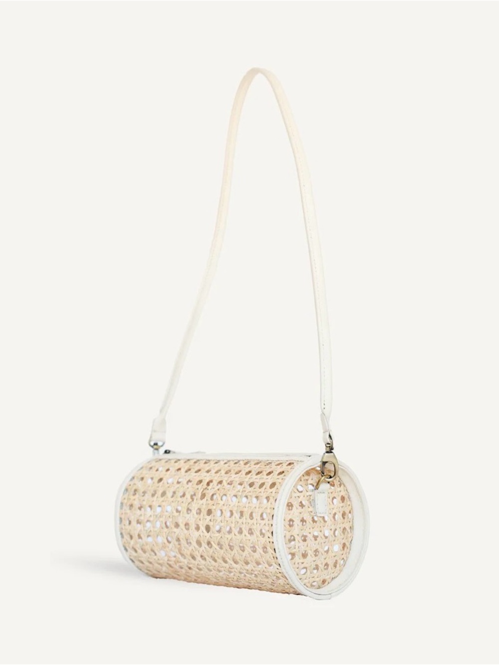New! Bembien Cream Rattan Lilou Bag
